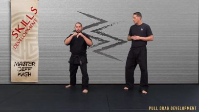 V2 – REAR LEG PULL DRAG FRONT KICK